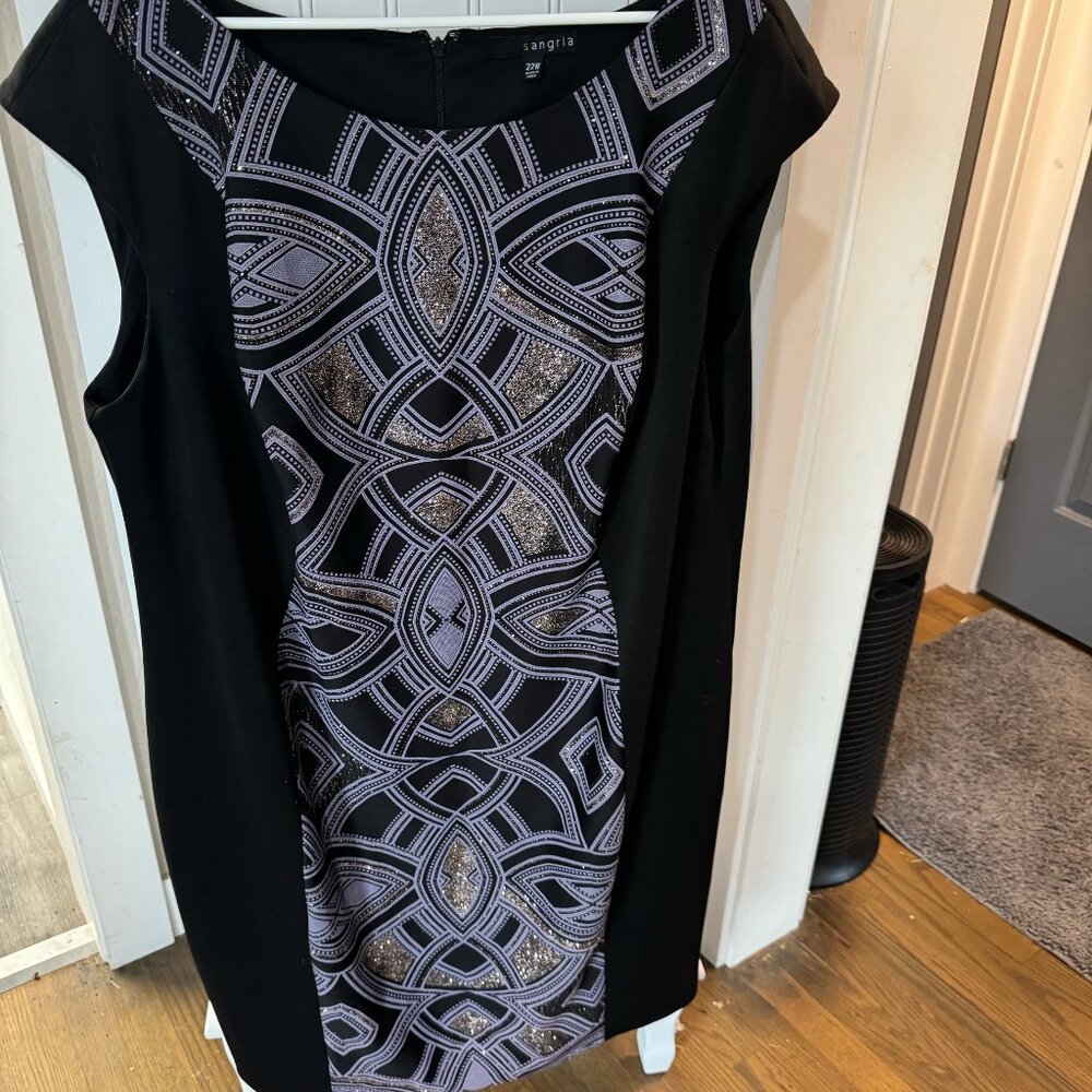 Sangria Vintage Look Midi Dress